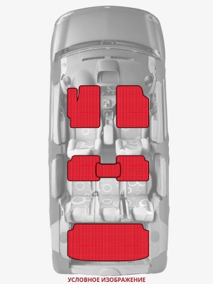 ЭВА коврики «Queen Lux» комплект для Hyundai H-1 (2G)